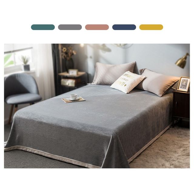 포근한 극세사 담요 블랭킷 따뜻한 이불 침구 세트