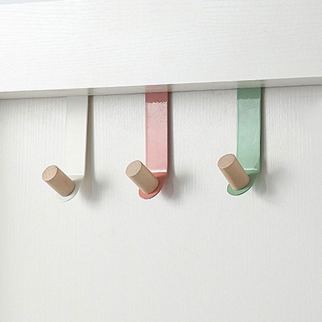 무타공 우드 도어 후크 걸이 LMCF-0132