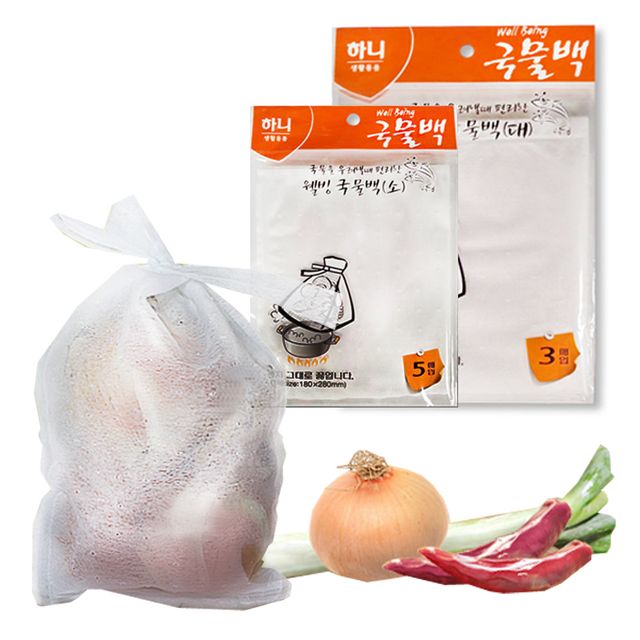 하니 조리 티백 다림용 주머니국물백 소포장2종