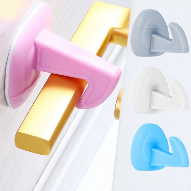 키밍 실리콘 문열림방지 후크형 쿠션 안전장치