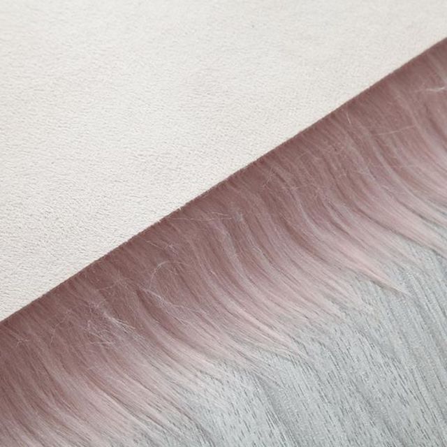 쌍하트 긴털 발매트 35x70cm 소파 카페트 가정용 인테리어 소품