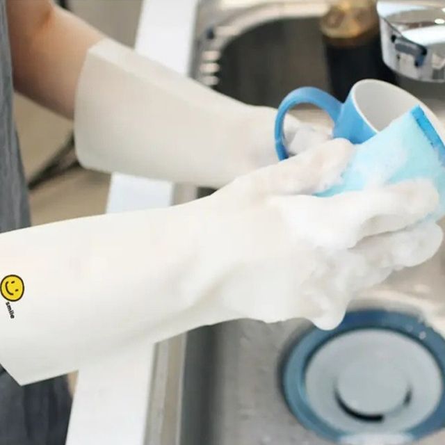 명진 스마일 니트릴 고무장갑 착용이 쉬운 식품 조리용 업소용