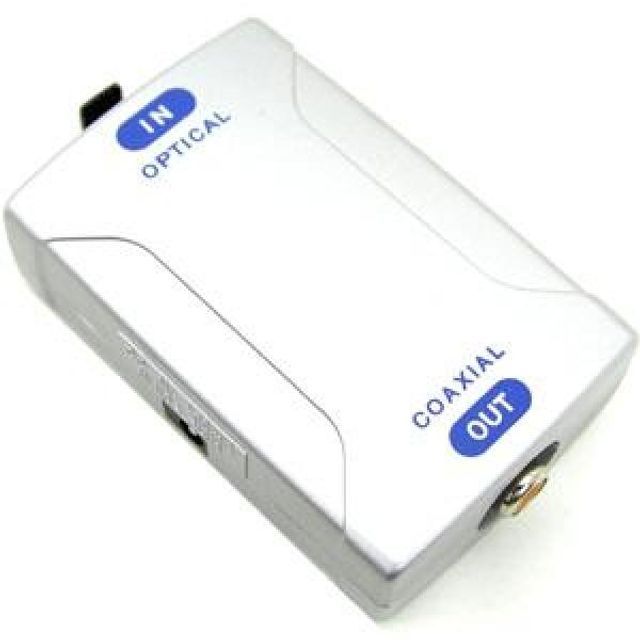 오디오 신호 어댑터 coaxial 변환 연결 단자
