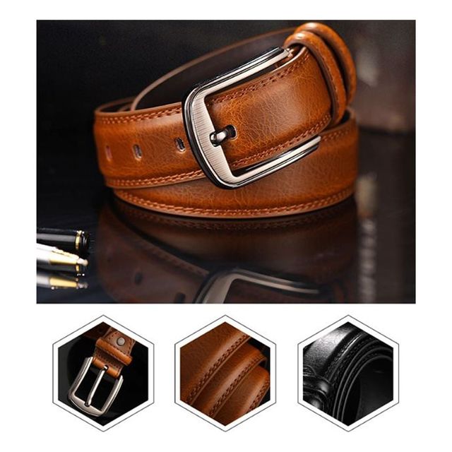 남성 가죽 벨트 허리띠 캐주얼 정장용 롱벨트