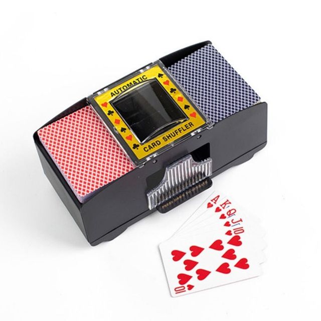 포커 보관 케이스 카드 셔플러 보드게임 2데크용