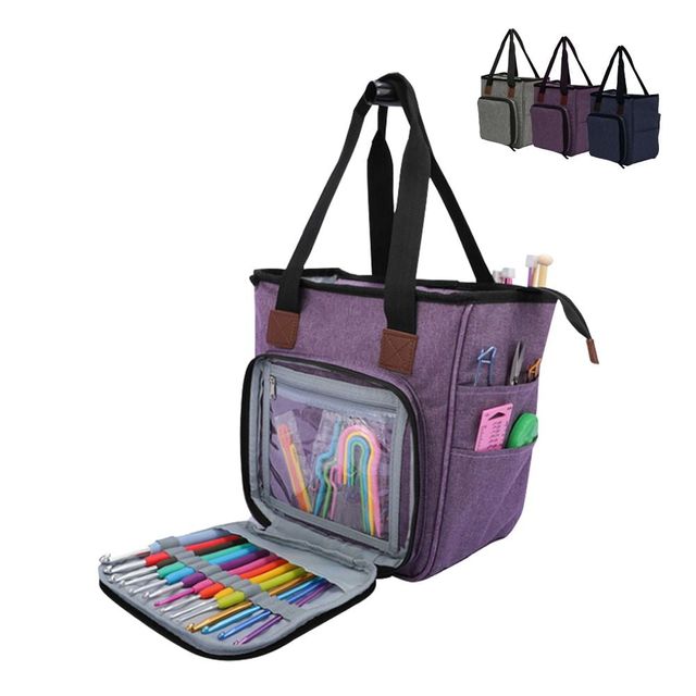 뜨개질 공구함 수납 가방 니팅백 보관함