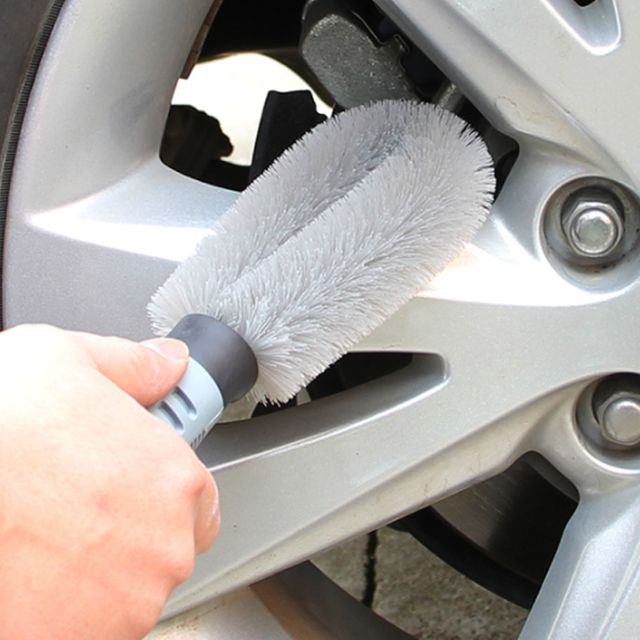 차량용 자동차 휠 찌든때 셀프 세척 세차 솔 브러쉬