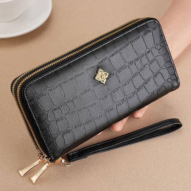 심플무늬 2단 지퍼지갑 ELZ-014