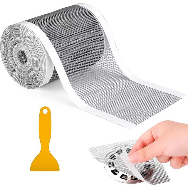 화장실 욕실 배수구 거름망 배수구캡 커버 12cm x 4m