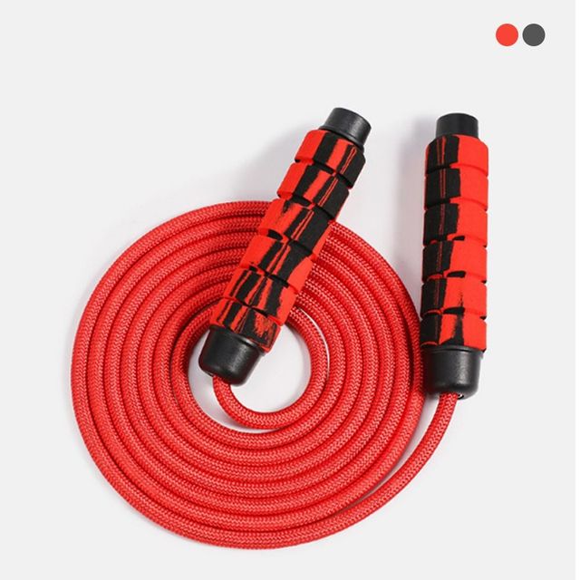 스펀지 중량 줄넘기 홈트용 피트니스 점프 로프