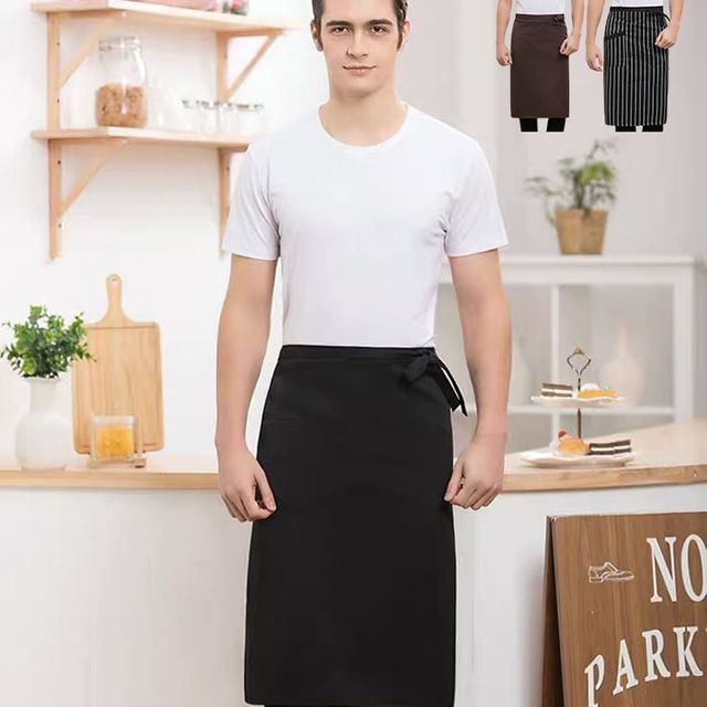 허리 앞치마 주방 카페 공방 식당 업소 쉐프 반앞치마