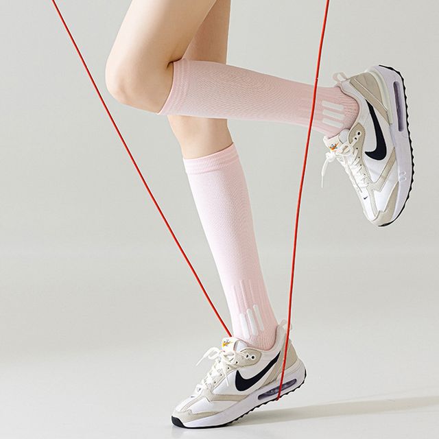 여성용 스포츠 압박 롱 양말 OSM-1005963