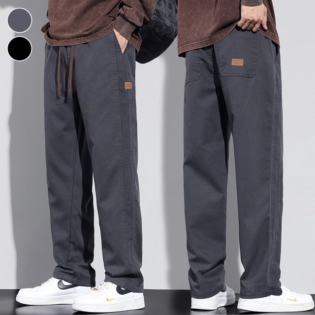 남성 간절기 캐주얼 밴딩 팬츠 EL-1004364