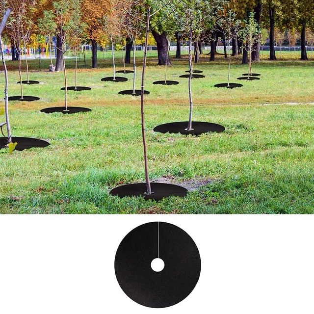 가정용 잡초 매트 10p 나무보호 뿌리 수목덮개 15cm