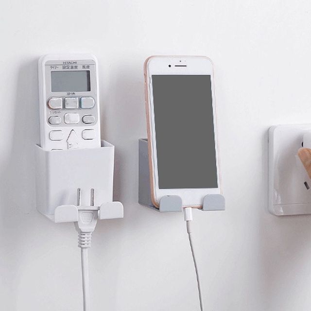 스마트폰 리모컨 벽걸이 거치대 보관함 정리용