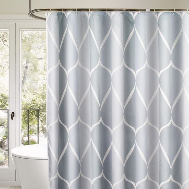 방수 다용도 욕실 패브릭 샤워커튼 칸막이 2종 세트