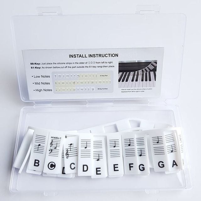 실리콘 피아노 건반 음계 연습 61키 88키 탈부착 가능