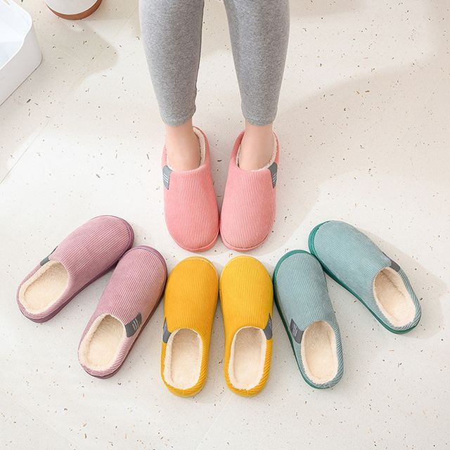 골지 안감털 방한실내화 DS9005