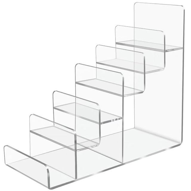 키밍 투명 아크릴 지갑 가방 거치대 전시 진열대 6단