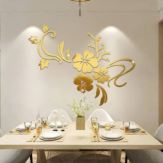 3D 아크릴 포인트 스티커 현관 거실 인테리어 벽지 벽장식