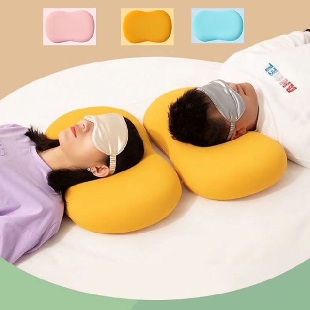 키밍 메모리폼 캠핑 목베개 허리쿠션 여행용 베개