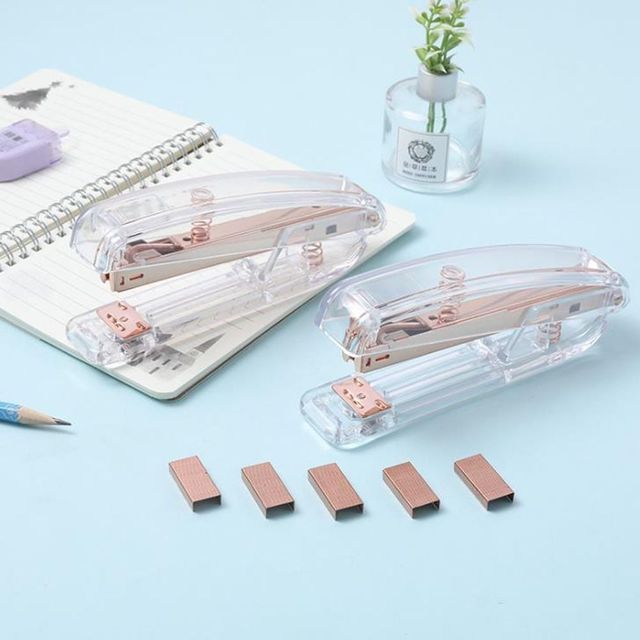 키밍 투명 스테이플러 사무용 문구 학용품 필수품