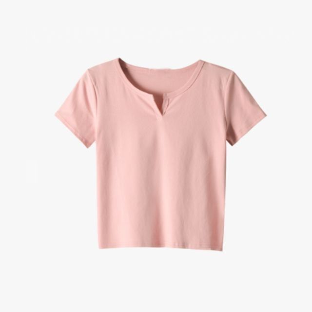 여성 슬림핏 여름 반팔티셔츠 4컬러 기본 티셔츠