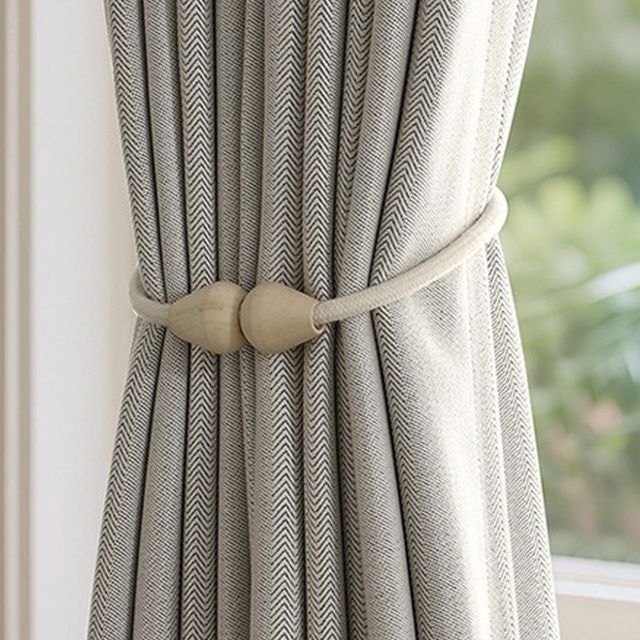 장만A795 자석식 커텐 버클 2개 커튼고리 고정줄 커튼줄 클립 커텐말이 고정밴드