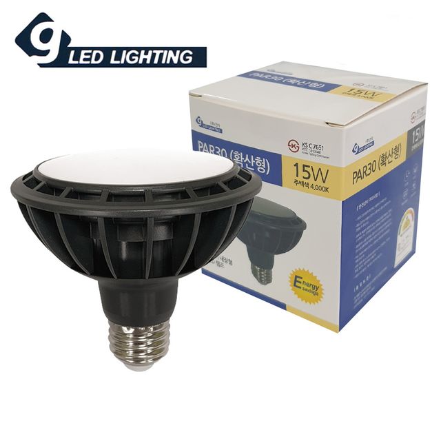 건식PAR30 주백색 PAR30 확산형 15W LED전구