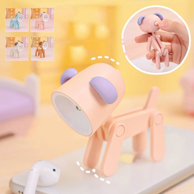 키밍 미니 무드등 미니조명 캐릭터 강아지 접이식