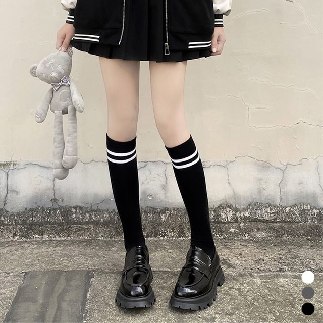 스트라이프 니삭스 반스타킹 양말 LM-0183