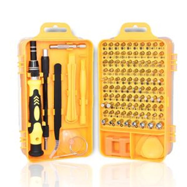 키밍 정밀 드라이버 115종 공구 세트 분해 조립 멀티