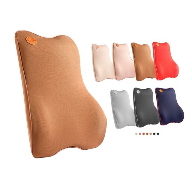 메모리폼 차량 허리쿠션 등받이쿠션 편안한 지지대