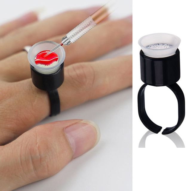 타투 스펀지 색소컵 세트 링반지 반영구 뷰티소품