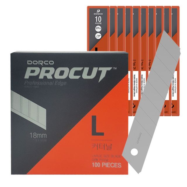 도루코 대형 카타칼 C커터칼날 리필100입 카