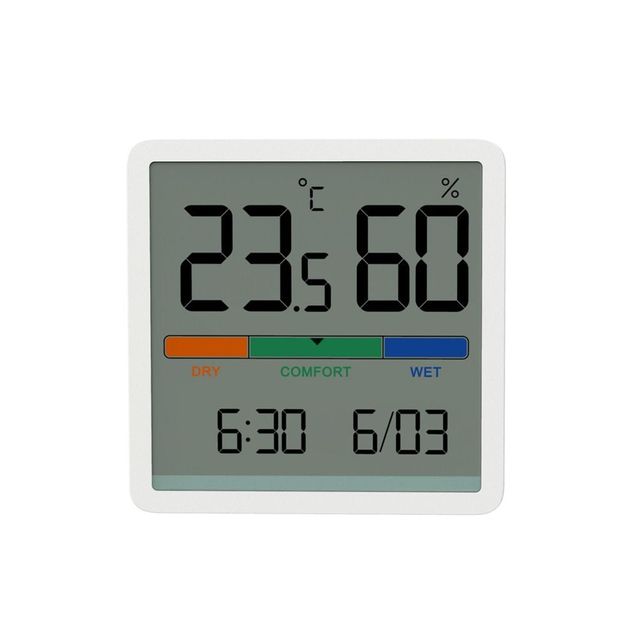 실내 온도 습도계 시계 가정용 디지털 온습도 측정기