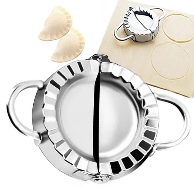 스텐 만두 만들기 모양틀 대형 9.5cm 만두틀 몰드