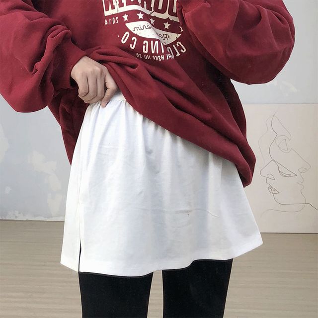 페이크 밴딩 레이어드 티셔츠 LM-0606