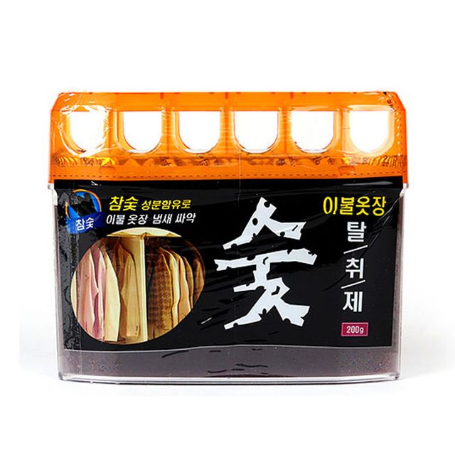 해피룸341 이불 옷장 숯 탈취제 냄새제거제 200g