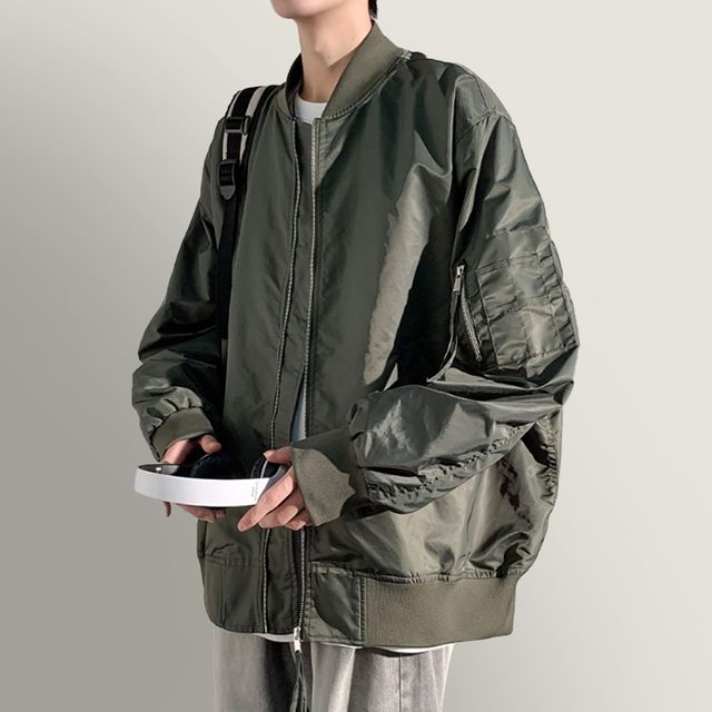 캐주얼 항공 점퍼 블루종 바람막이 자켓 아우터 잠바