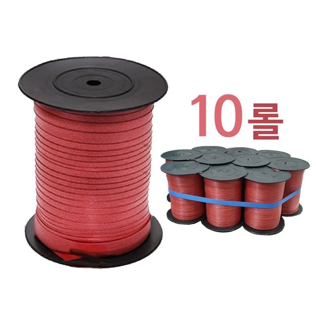 막쓰는 SR SR노끈 적색비닐 포장노끈 40m