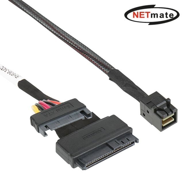 Mini SAS HD(SFF-8643)U.2(SFF-8639) 케이블0.5m