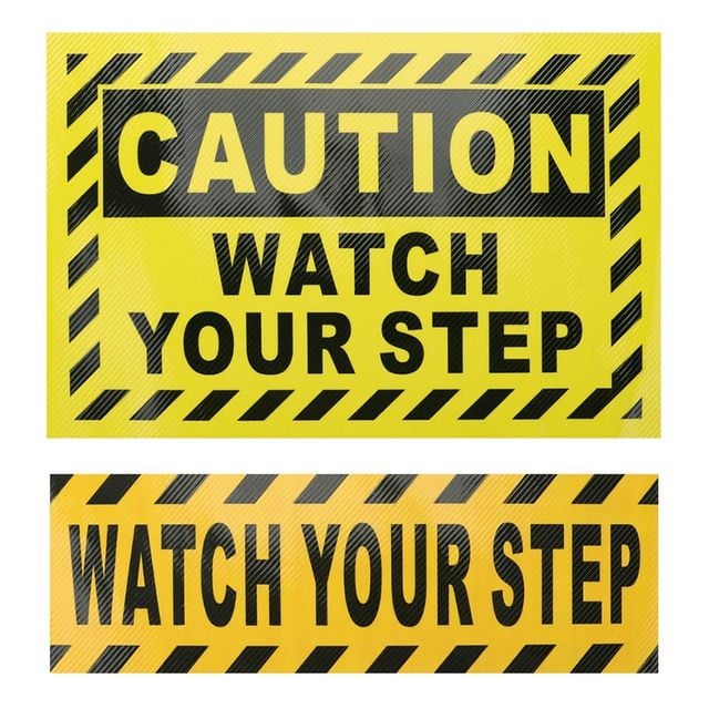 계단조심 스티커 안내 경고 바닥 미끄럼방지 논슬립