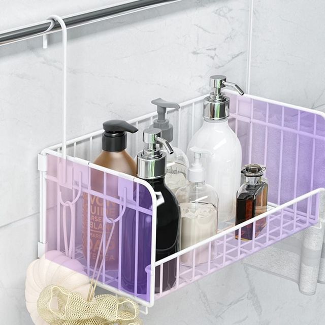 다용도 행거형 수납 선반 바구니 정리대 공간 절약형