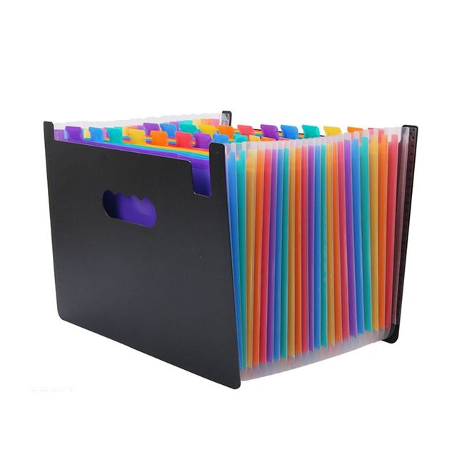 휴대용 A4 폴더 서류함 24포켓 정리함