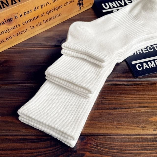 프리미엄 코마코튼 단목 양말 5족 세트 DS-1006942