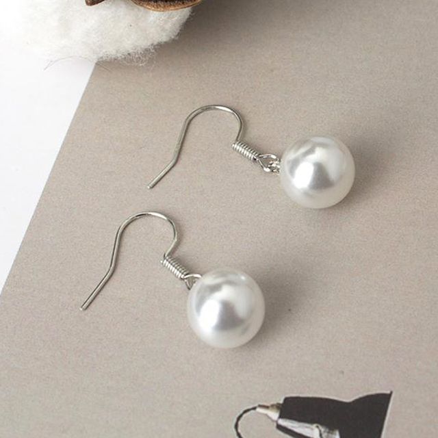 10mm진주귀걸이 데일리귀걸이 심플귀걸이