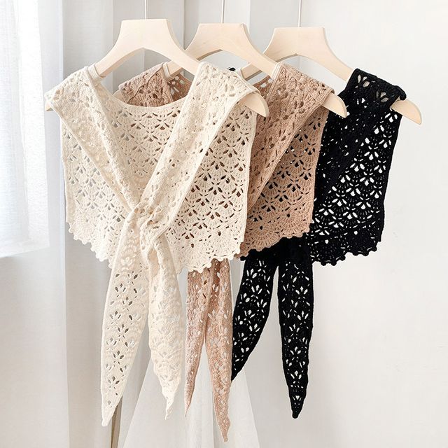 펀칭니트 어부바 케이프 숄 ELS-122