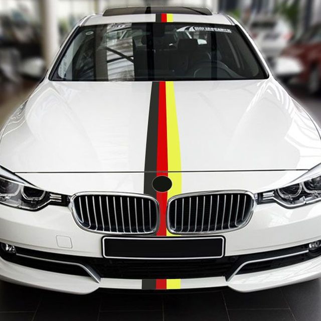 독일 국기 데칼 스티커 랩핑 시트 15cm x 1M