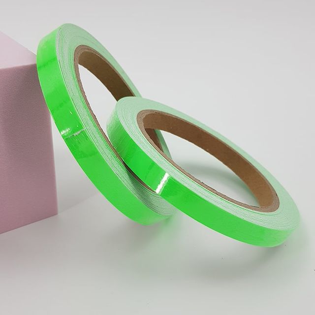 야광 테이프 10m 형광 스티커 반사 안전표시 10mm